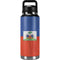 Haiti Flag Distressed YETI Rambler 36oz Bottle Skin